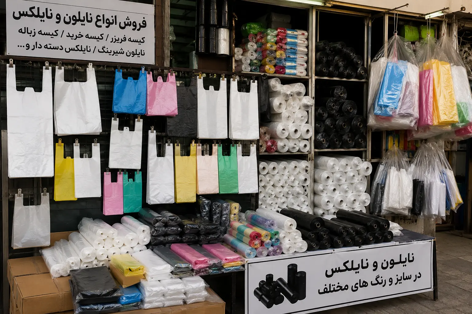 راهنمای کامل انتخاب نایلکس مناسب برای فروشگاه‌ها